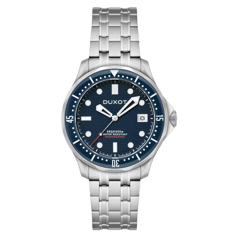 Duxot Henri Diver Automatic with Presidential Blue Dial #DX-2060-22