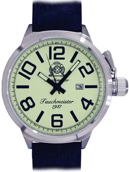 Tauchmeister XXL 58mm Military Watch with Fully Luminous Dial #T0290
