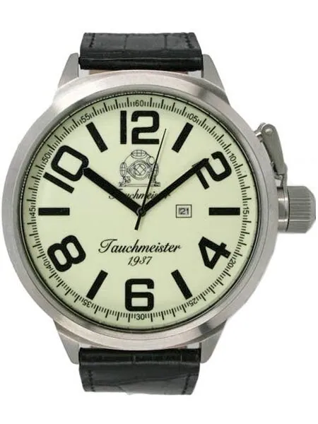Tauchmeister T0216 XXL 57mm Military Watch with Luminous Dial