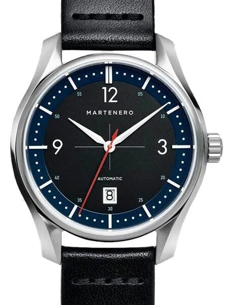 Martenero Kerrison Automatic Watch with Black Dial, Sapphire Crystal #KER004