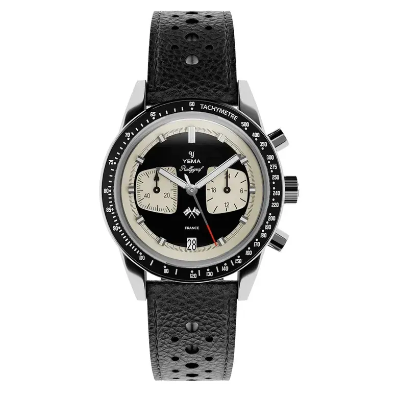 Yema Rallygraf Meca-Quartz Reverse Panda Chronograph #YEMA-17
