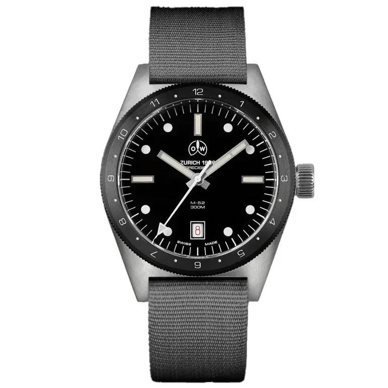Ollech & Wajs Swiss Automatic M-52 All Units Military Field Watch #OW-M-52AU