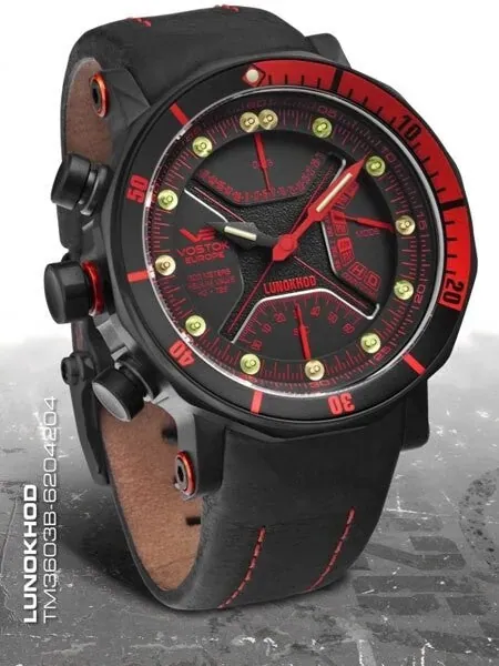 Vostok-Europe Lunokhod-2 Multi-Function Quartz Diver with Tritium Tubes #6204204