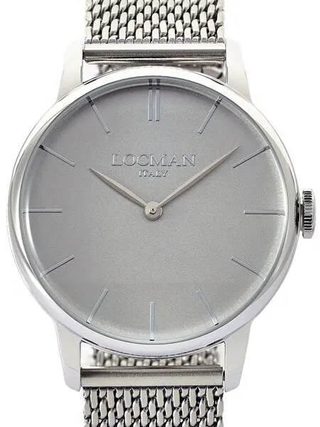 Locman 1960's Collection Elegant Quartz Dress Watch with 41mm Case #0251V06-00AGNKB0