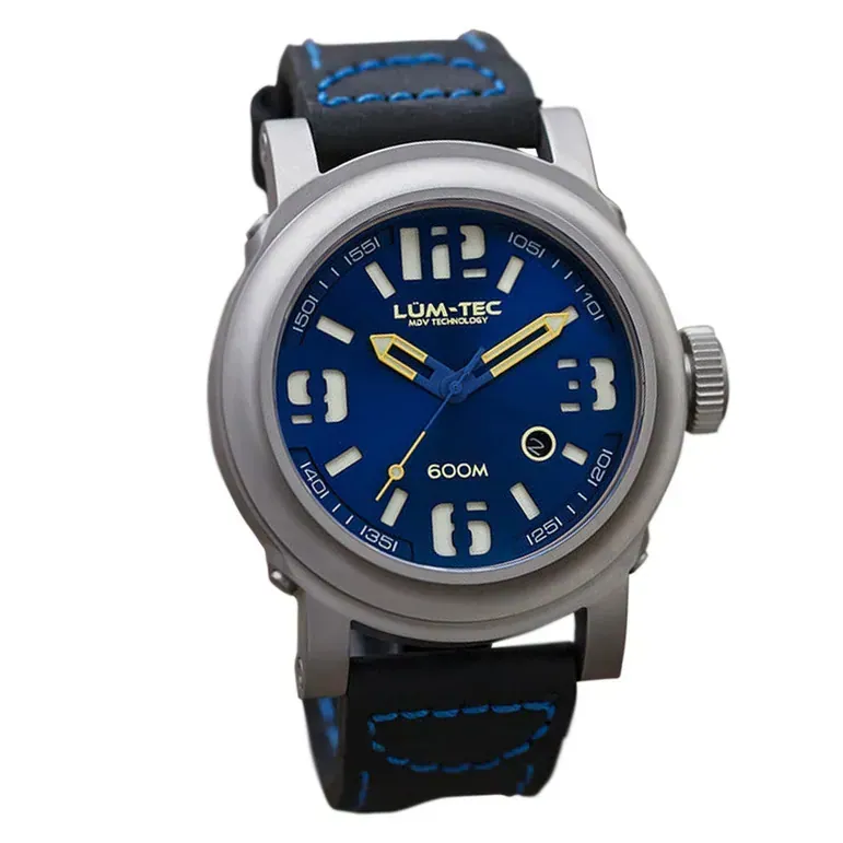 Lum-Tec 48mm High-Beat Automatic Watch with AR Sapphire Crystal #600M-2