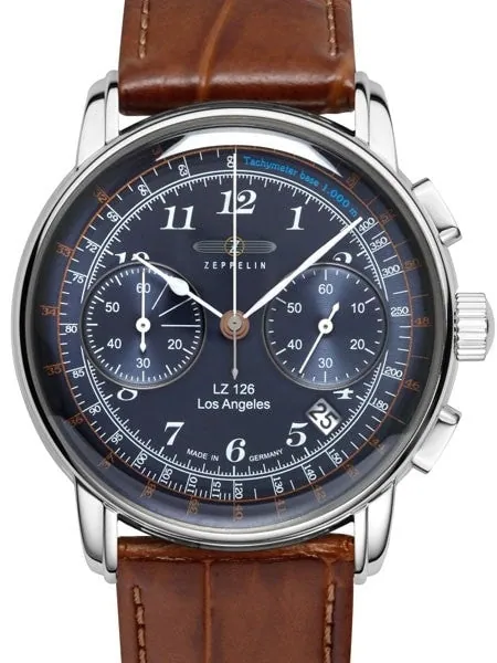 Graf Zeppelin LZ 126 Los Angeles Quartz Chronograph Watch #7614-3