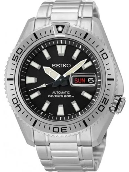 Seiko Stargate II Automatic Dive Watch with Black Dial and Stainless Steel Bracelet #SRP491K1