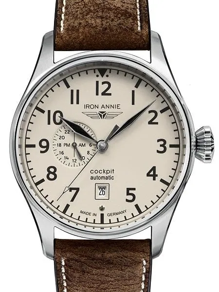 Iron Annie Automatic Watch with 42mm Case and Fully Luminous Dial #5168-3