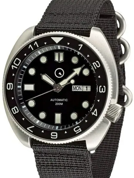 Islander Automatic Dive Watch with AR Double Dome Sapphire Crystal, and Luminous Dual-Time Bezel Insert #ISL-11