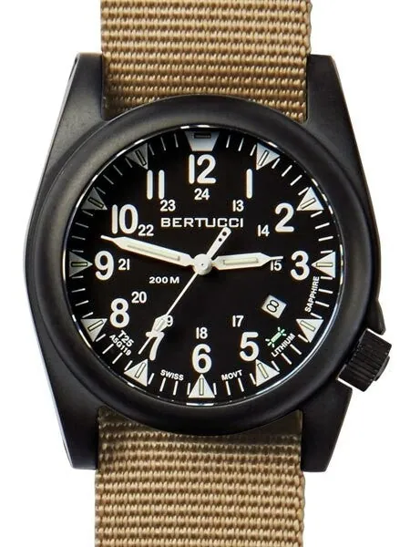 Bertucci A-5S Ballista Field Watch with Swiss Micro Tube Illumination #13552