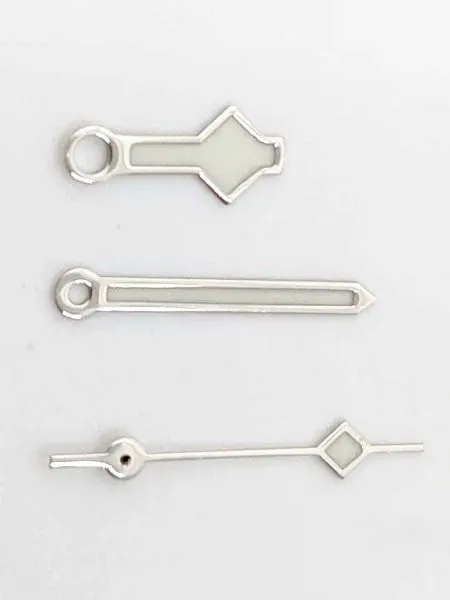 Silver Luminous Watch Hands For Seiko SKX007, SNZF17, SNZH55, SNK809, etc. Watches #H04