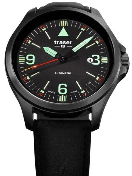 Traser P67 Officer Pro Swiss Automatic PVD Case Watch with an Anti-Reflective Sapphire Crystal #108075