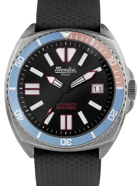 Mondia 200 Meter Automatic Dive Watch with Black Dial #MI788GU-BLRD-02BK-CT