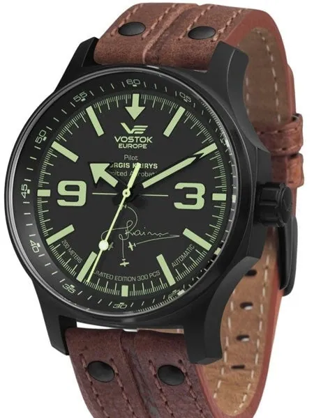 Vostok-Europe Jurgis Kairys SPECIAL EDITION Automatic Pilot Watch with SuperLuminova #5954334