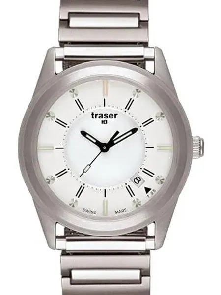 Traser Classic Translucent Dial, Stainless Steel Bracelet Quartz Watch T4302.24C.E3A.08