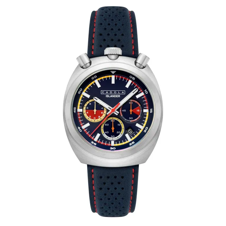 Cadola x Islander Testa Di Toro Chronograph in Marina Spark #CD-1058-LIW0B