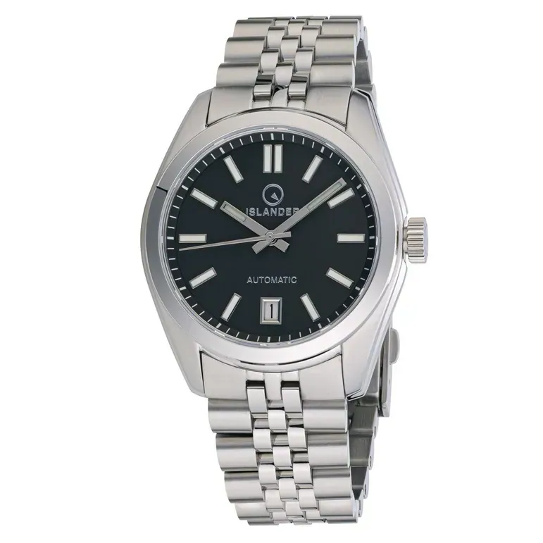 Islander Brookville Hi-Beat Automatic Dress Watch with Black Dial, AR Sapphire Crystal #ISL-36