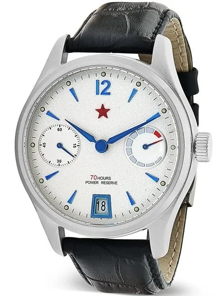 Red Star Automatic Watch with 70-Hour Power Reserve, Sapphire Crystal #7799G-A