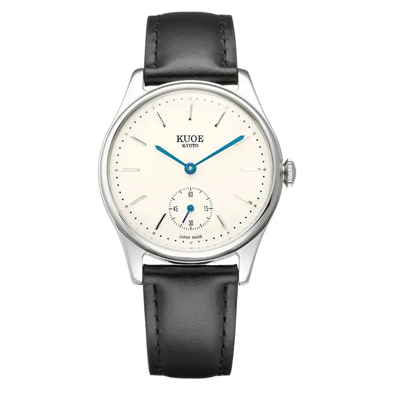 KUOE Old Smith 90-001 Quartz 35mm Dress Watch #OS90001-BBL-O-BK-SA