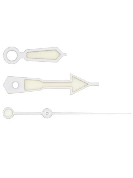 White SKX-Style Luminous Watch Hands For Seiko SKX007, SKX009, SKX011, SKX173, etc. Watches #H09
