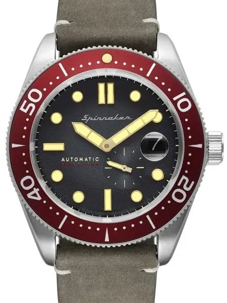 Spinnaker Croft Automatic Sports Watch with 43mm Case and Black Dial #SP-5058-05