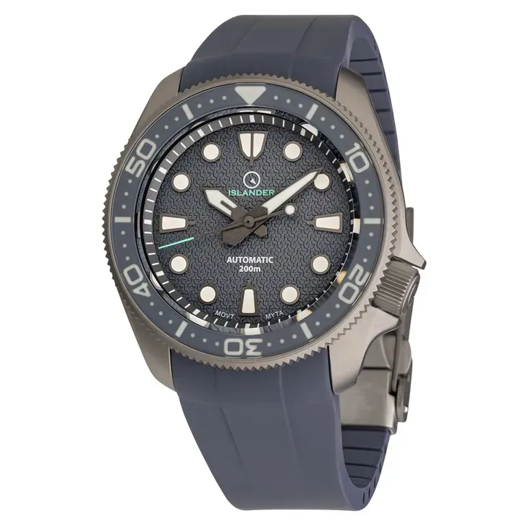 Islander Sands Point Titanium Diver with Grey Whale Tail Dial #ISL-259