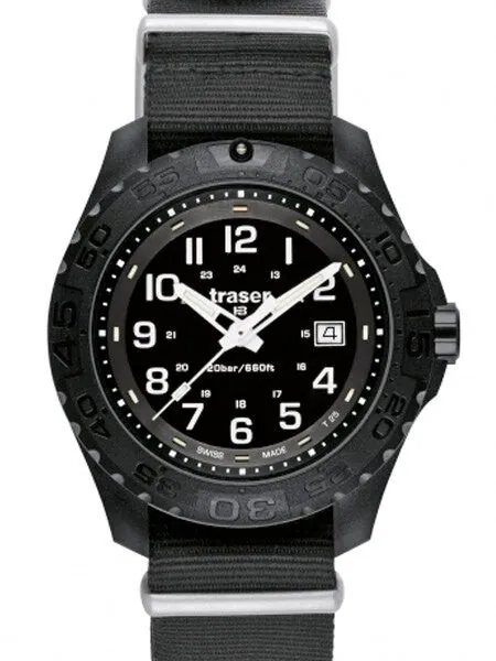 Traser Outdoor Pioneer Watch with Tritium Illumination and Rotating Black Bezel #102902