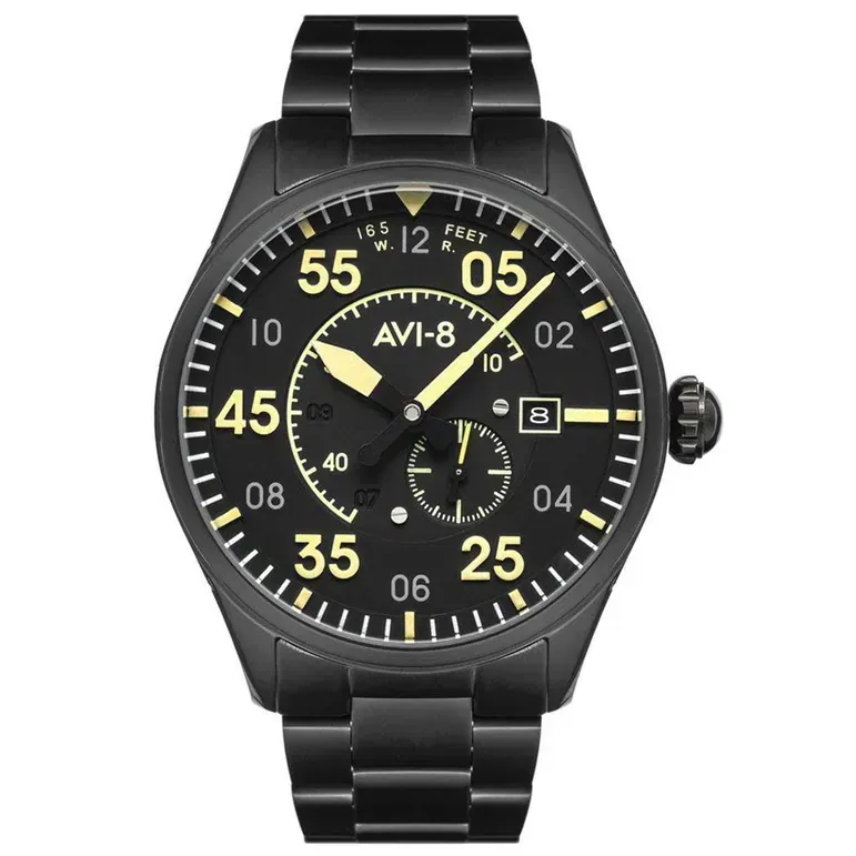 AVI-8 Spitfire Type 300 Edition, 21-Jewel Automatic Pilot Watch, AR Sapphire Crystal#AV-4073-33