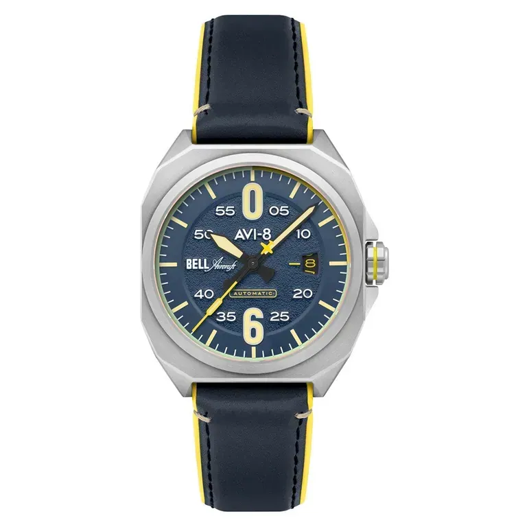 AVI-8 Bell X-1 Machbuster Automatic Catalina Blue Dial #AV-4115-03