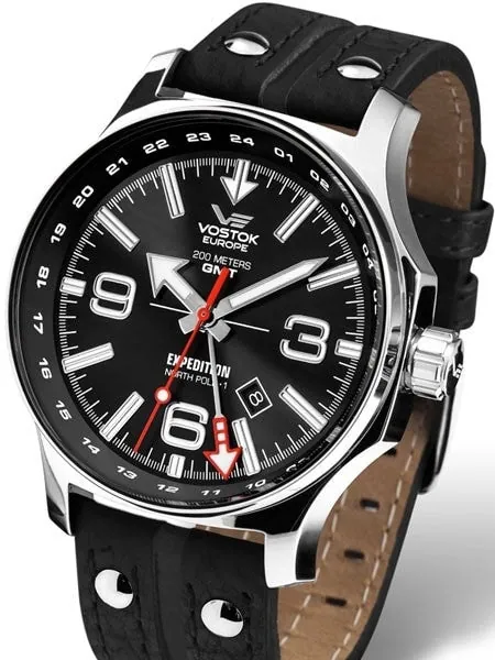 Vostok-Europe Expedition North Pole Quartz GMT Dual-Time Watch #595A500