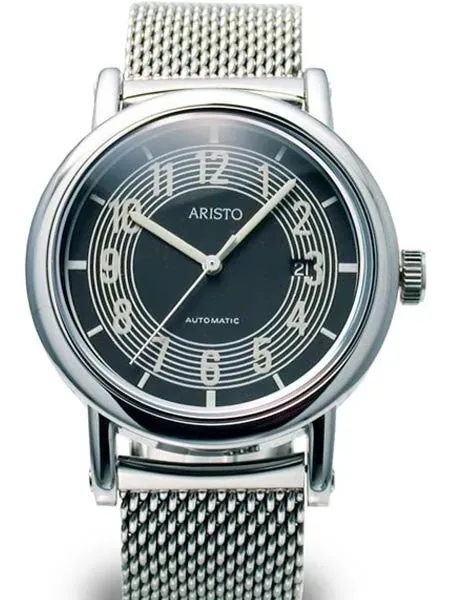 Aristo 4H300SEL Retro Mercedes Dashboard Clock Design Swiss ETA Automatic Watch