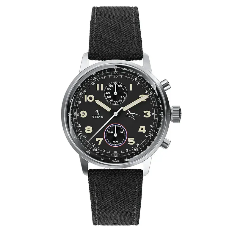 Yema Flygraf Bi-Compax French Air Force Meca-Quartz Chronograph #YEMA-13