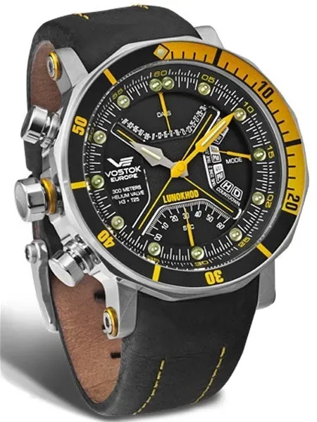 Vostok-Europe Lunokhod-2 Multi-Function Quartz Diver with Tritium Tubes #6205206