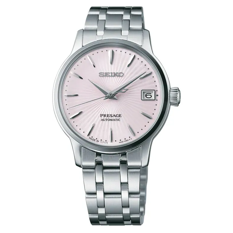 Ladies Seiko Presage "Cocktail Time" Automatic Dress Watch with 33.8mm Case #SRP839