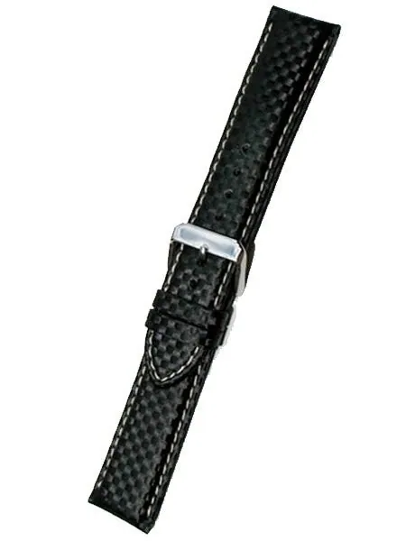 Black Carbon Fiber Style with Heavy Padding, Contrast Stitching #RBV-WS
