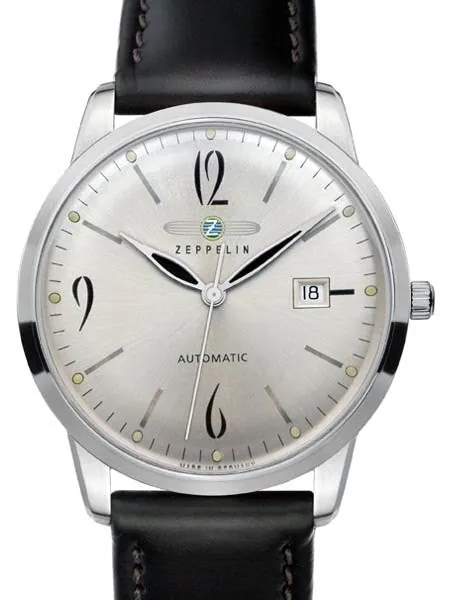 Graf Zeppelin Flatline Swiss Automatic Dress Watch #7350-4