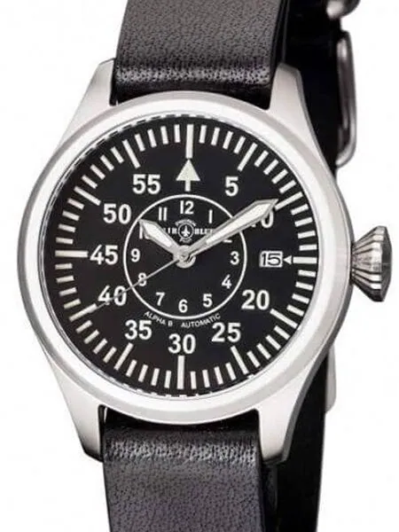 Air Blue Alpha-B Automatic Pilot Watch with 41mm Case, Sapphire Crystal #ALPHABSS41