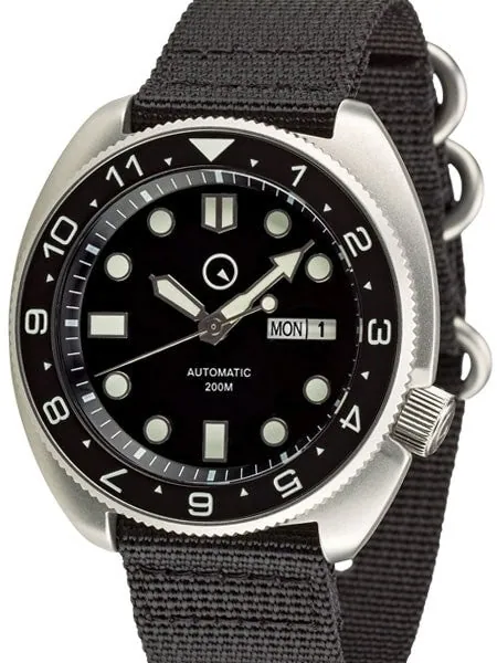 Scratch and Dent - Islander Automatic Dive Watch with AR Double Dome Sapphire Crystal, and Luminous Dual-Time Bezel Insert #ISL-11