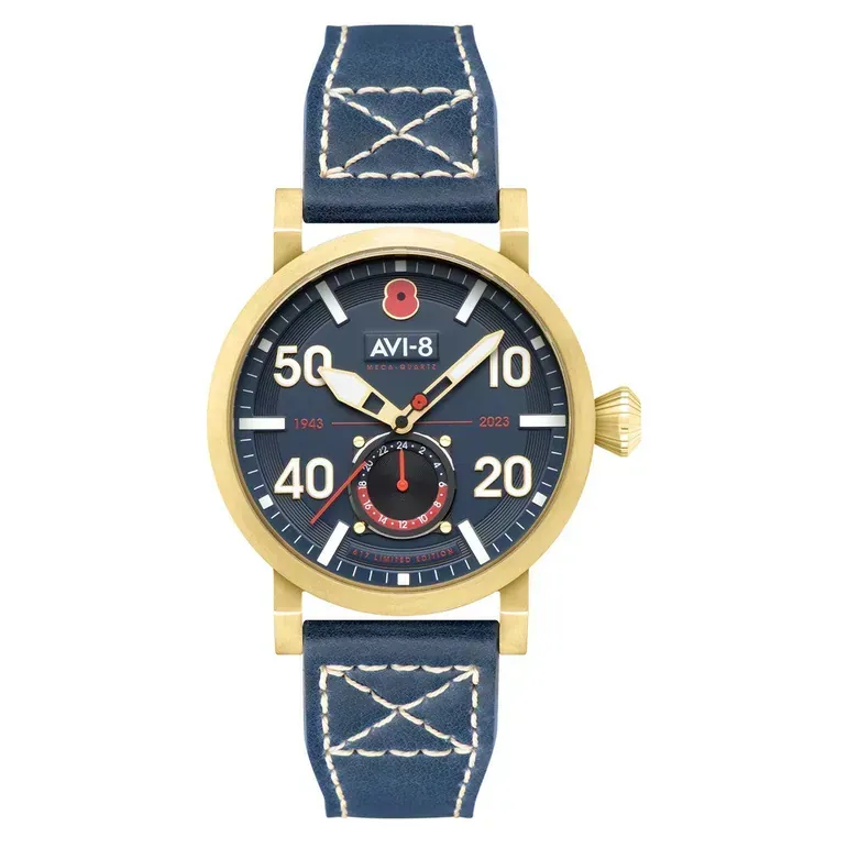 AVI-8 Royal British Legion Meca-Quartz LE Watch with Midnight Blue Dial #AV-4108-RBL-03