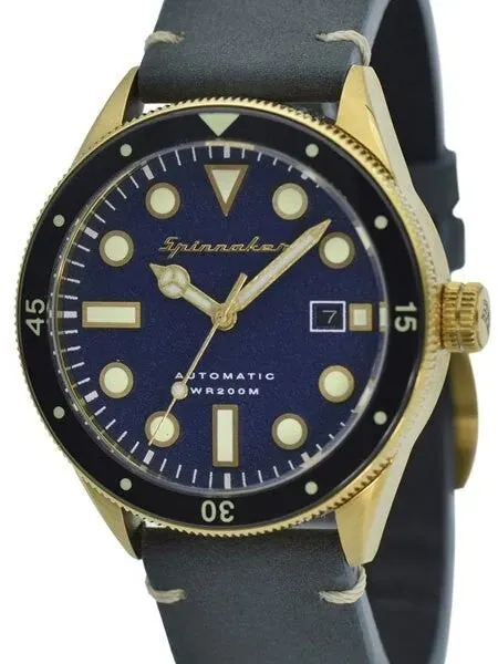 Spinnaker Cahill Automatic Dive Watch with 43mm Goldtone Case #SP-5033-06
