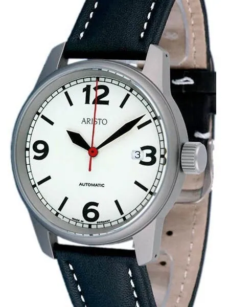 Aristo 5H69TI Titanium Case Swiss Automatic Watch with Luminous Dial
