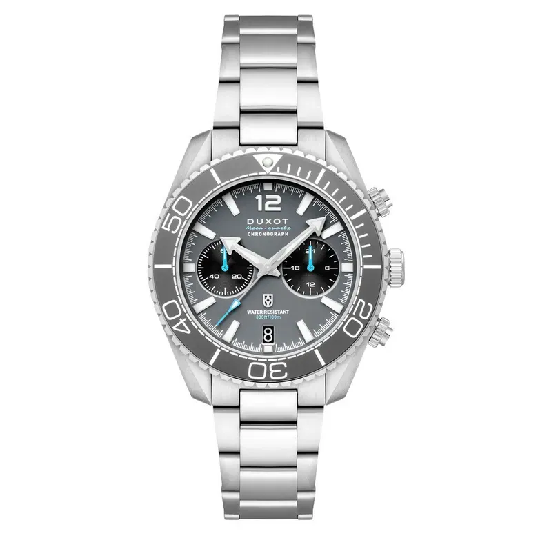 Duxot Tiburon Meca-Quartz Chronograph in Ash Grey #DX-2062-11