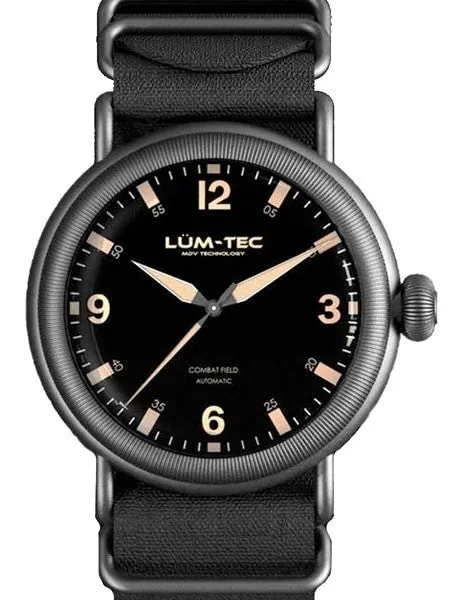 Lum-Tec Combat Field X2 Swiss Automatic Watch with Double Curved Sapphire Crystal #X2