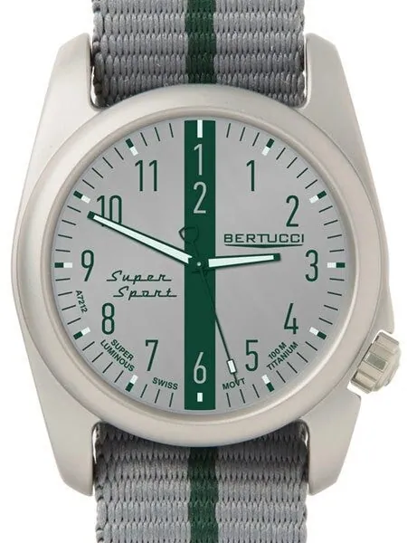 Bertucci A-2T Grey Dial Super Sport Titanium Watch with Sapphire Crystal #12064
