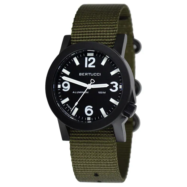 Bertucci Experior Anodized Aluminum Unibody Watch with Nylon Strap #16501