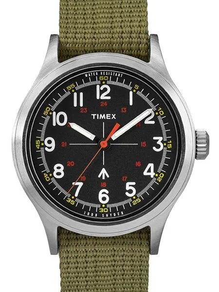 Timex x Todd Snyder Military Inspired 40mm Watch with Fabric Strap #TW4B05800JR