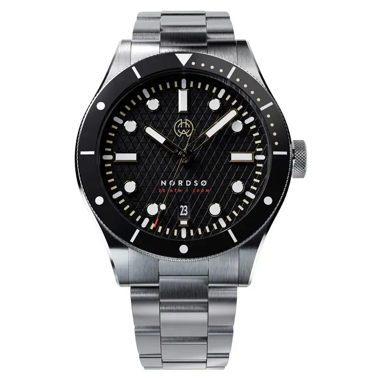 Henry Archer Nordso Automatic Watch with Raven Black Dial #HAC-NOR-RVN-3LI