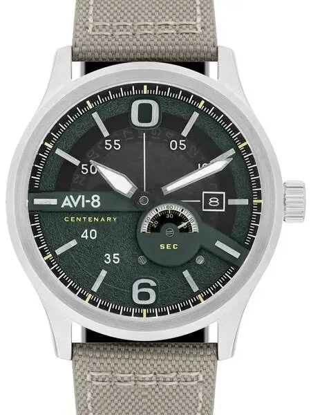 AVI-8 21-Jewel Automatic 1980's Styled Centenary Flyboy #AV-4061-01