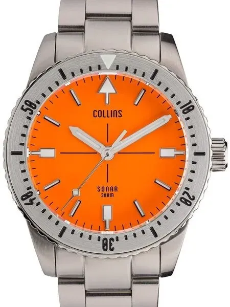Collins SONAR Swiss Automatic, 300-M Dive Watch with 39.5mm Case and a Sapphire Crystal #CWC04