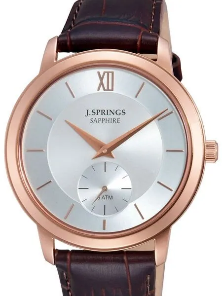 J. Springs Quartz Dress Watch with 40mm Rose Goldtone Case, Sapphire Crystal #BLD016